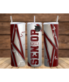 Senior 26 Crimson - Skinny Tumbler