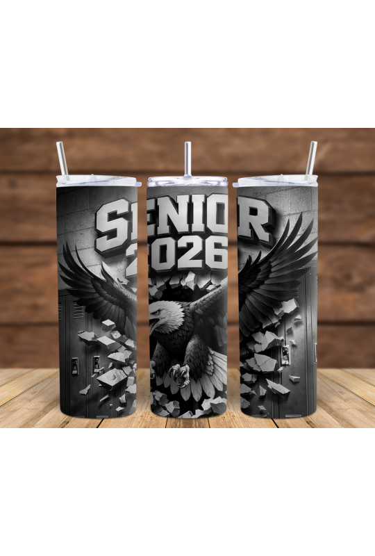 Senior 2026 Eagle - Skinny Tumbler