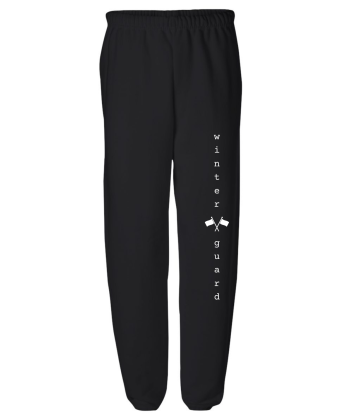 Winter Guard Black Joggers - Adult