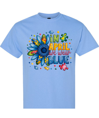 April Wear Blue Sunflower - Adult