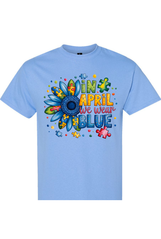 April Wear Blue Sunflower - Adult