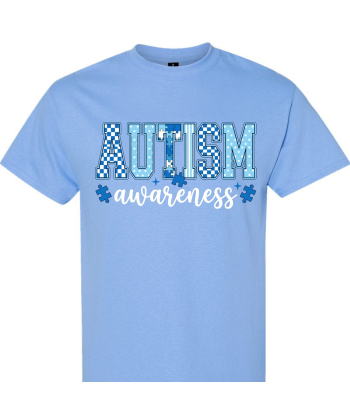 Autism Awareness White - Adult