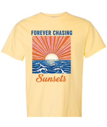 Forever Chasing Sunsets Retro - Adult