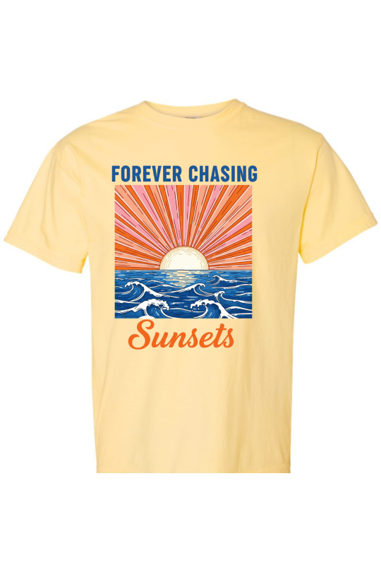 Forever Chasing Sunsets Retro - Adult