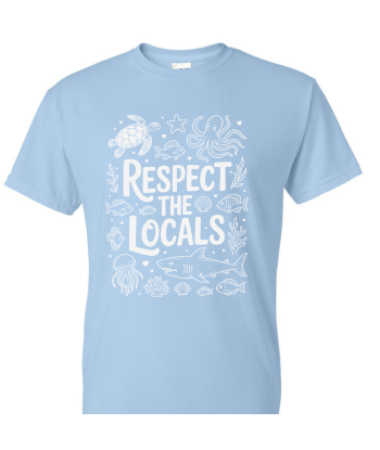 Respect The Locals White - Adult