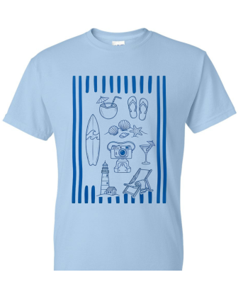 Preppy Coastal Blue - Adult
