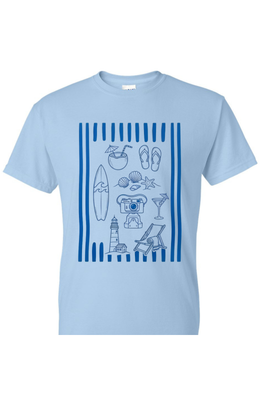 Preppy Coastal Blue - Adult