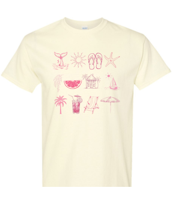 Preppy Coastal Pink - Adult