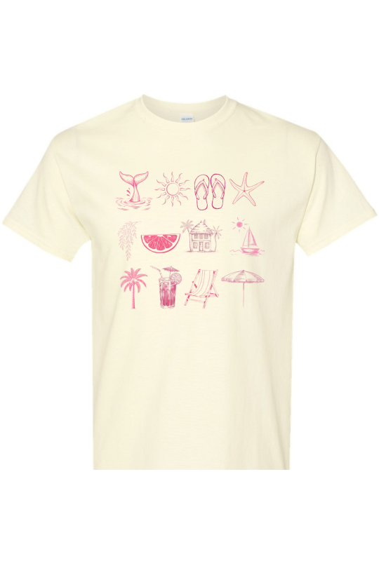 Preppy Coastal Pink - Adult