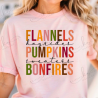 Flannels Hayrides Pumpkins Regular - Adult