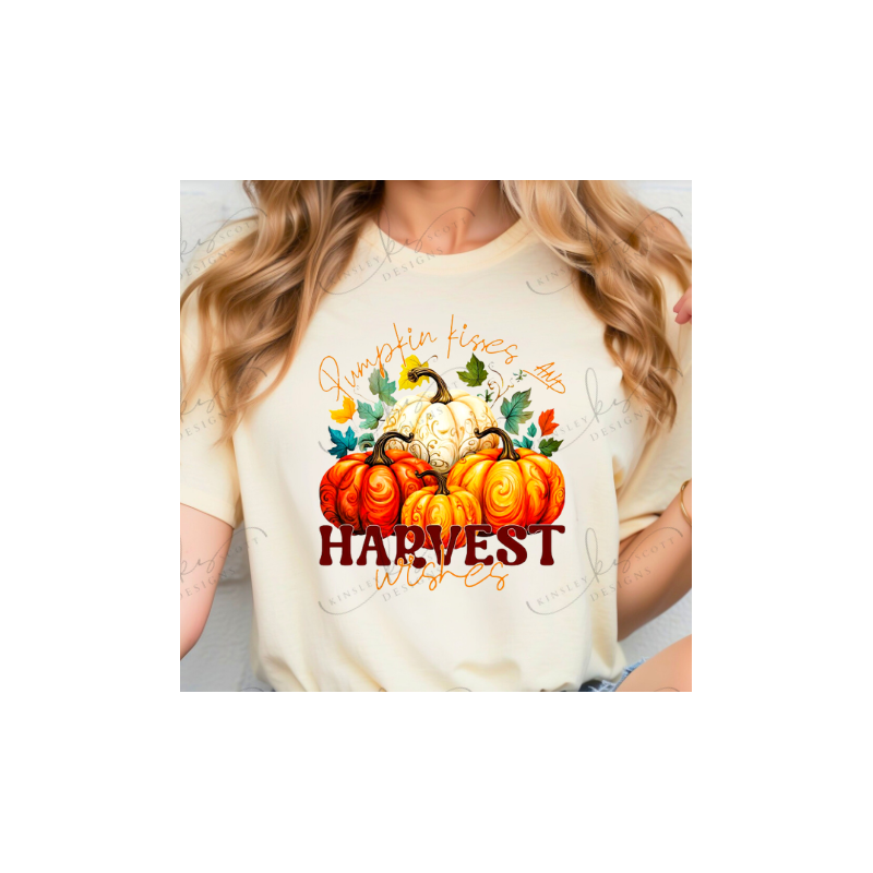 Pumpkin Kisses Harvest Wishes - Adult