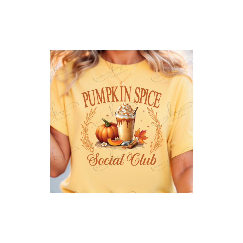 Pumpkin Spice Social Club Coquette - Adult