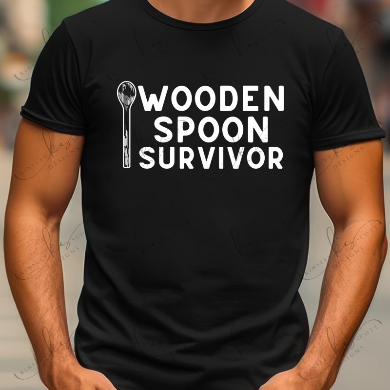 Wooden Spoon Survivor White - Adult