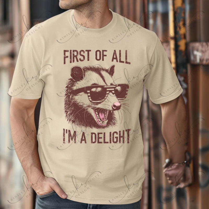 I'm A Delight Opossum Brown - Adult