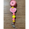 Be Kind - Beaded ID Badge Reel