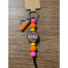 Mama Retro - Beaded Keychain