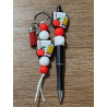 School Supplies - Beaded Keychain