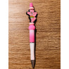 Pink Carebear - Beaded Ink Pen