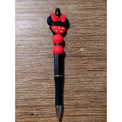 Minnie Mouse - Beaded Ink Pen