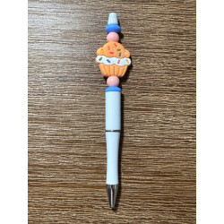 Cupcake - Beaded Ink Pen