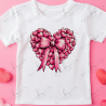 Pink Heart Bow - Adult