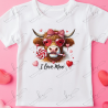 I Love Moo Highland Cow - Youth