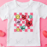 Conversation Hearts Checks Distressed - Youth