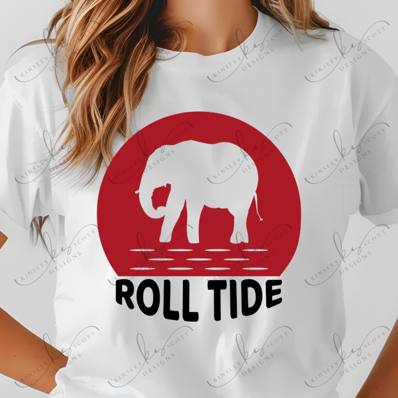 Alabama Elephant Roll Tide - Adult