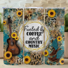 Coffee Country Music - Skinny Tumbler