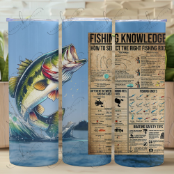 Fishing Knowledge - Skinny Tumbler