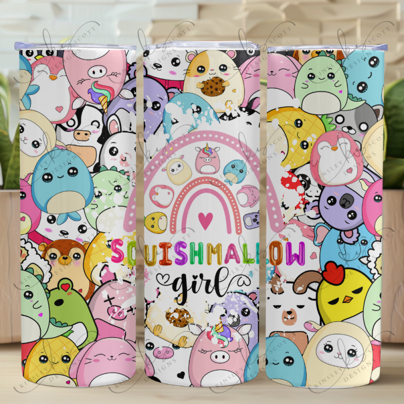 Squishmallow Girl - Skinny Tumbler