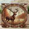 Buck Oval - Skinny Tumbler