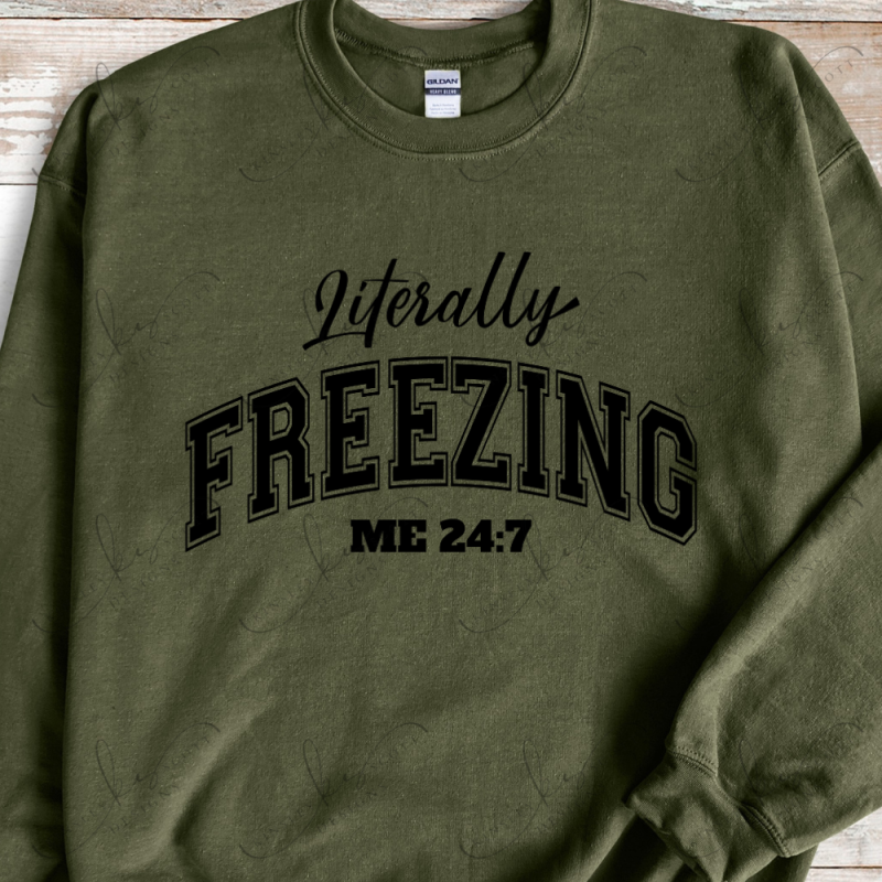 Literally Freezing Black - Adult