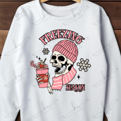 Freezing Season Pink Skeleton - Adult