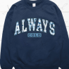 Always Cold Varsity Blue Landscape - Adult