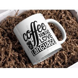 My Love Language Black - Coffee Mug