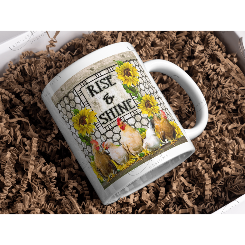 Rise And Shine Chickens - Coffee Mug