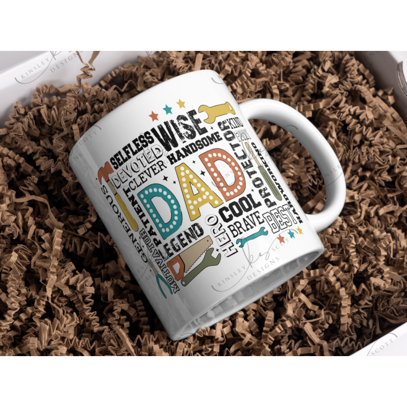 Dad Typography - Coffee Mug