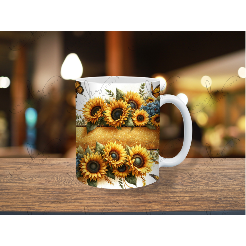 Sunflowers Gold - Coffee Mug