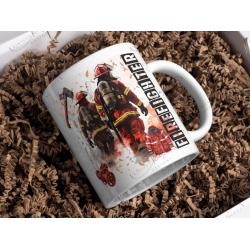 Firefighter Watercolor - Coffee Mug