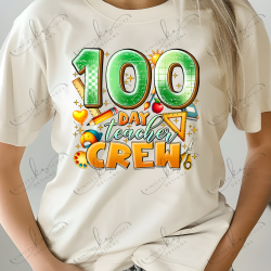 100 Day Teacher Crew - Adult