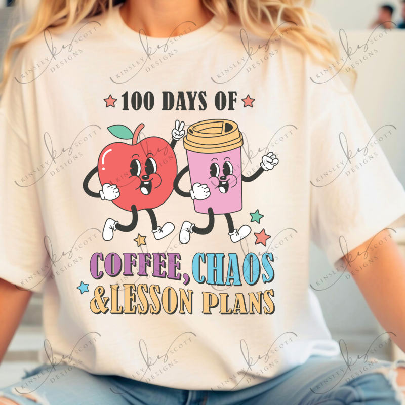 100 Days Coffee Chaos Lesson Plans - Adult